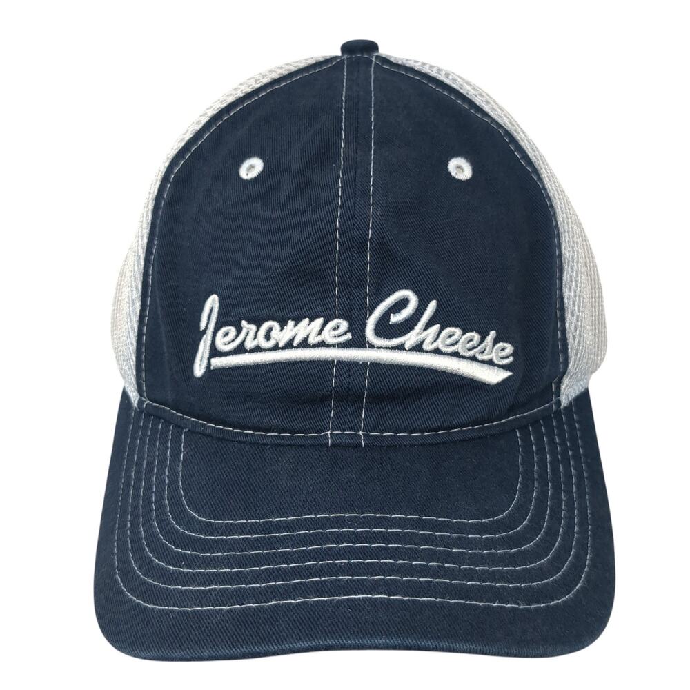 Jerome Cheese Slideback Trucker Hat Blue One Size Embroidered Legendary Headwear